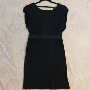 Open Back Black Dress